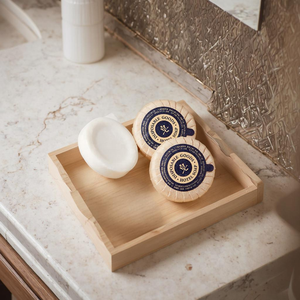 Biểu Tượng Tùy Chỉnh Khách Sạn Xà Phòng <span class=keywords><strong>20G</strong></span> Số Lượng Lớn Trắng Trà Thơm Vòng Xà Phòng Kraft Giấy Dùng Một Lần Khách Sạn Xà Phòng - Product Image 3