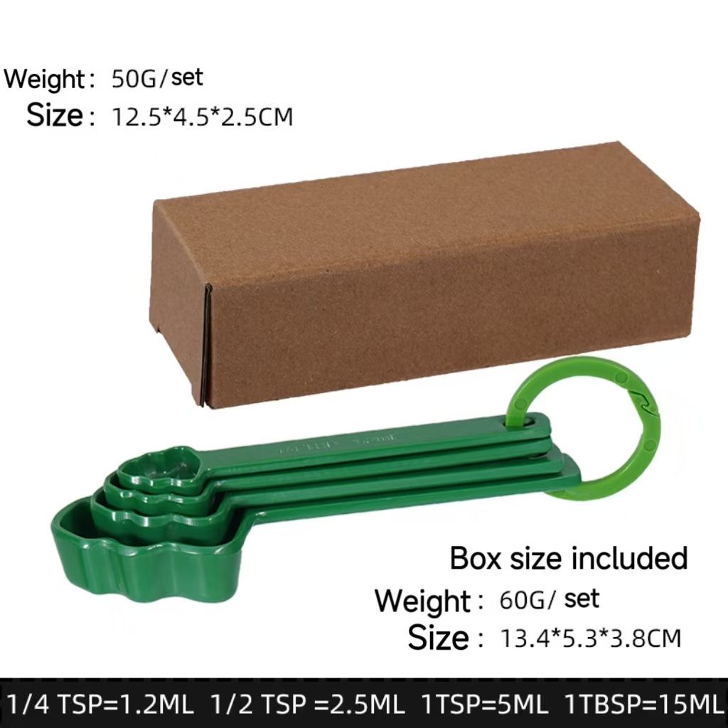 Christmas measuring spoon 4-piece set