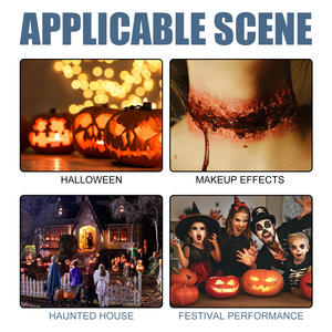 Venta al por mayor EELHOE efectos especiales maquillaje Halloween películas <span class=keywords><strong>cicatrices</strong></span> líquido transparente rígido colodión con cepillo - Product Image 2
