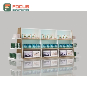 High End Wig Display Counter Glass Top Drawer Shelf Human Hair Shop Display Counter Cabinet - Product Image 1