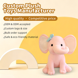 Custom Soft <strong>Elephant</strong> Plush Toy <strong>Gift</strong> with PP Cotton Filling - Product Image 2