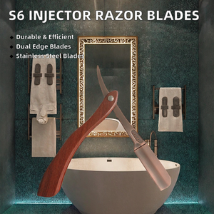 Razor d'injecteur modèle S6 remplacement à un tranchant en acier inoxydable 10 lames à double tranchant - Product Image 3