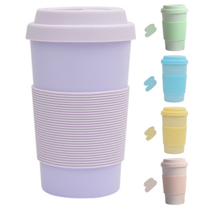 Cao Cấp Sang Trọng Thân Thiện Với Môi 12 Oz 15Oz 20Oz Phân Hủy Sinh Học PLA Tái Sử Dụng Cup Cho Nhà Quà Tặng Của Công Ty Tùy Chỉnh Logo In Ấn - Product Image 6