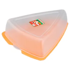 Boîte de rangement pour pizza, boîte de rangement en plastique de forme triangulaire