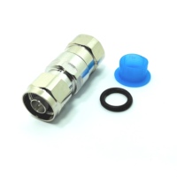 Usine N prise mâle 1/2 chargeur 1-2 câble LDF4-50A collier de serrage vis montage N laiton rf connecteur coaxial