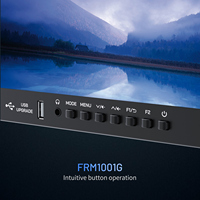 Monitor de Montaje en Rack HD FEELWORLD FRM1001G, Doble Pantalla de 10.1 Pulgadas, 4RU, 12G-SDI, 4K HDMI, 1920x1200 IPS, Precio de Fábrica OEM, Logotipo Personalizado