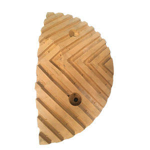 ยางหนา75มม. สำหรับงานหนักจำกัดความเร็วแบบกระแทกปลายกระแทกสีเหลือง - Product Image 1