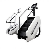 Máquina de Escalada Eléctrica Profesional para Gimnasio, Silenciosa, Resistente, de Metal, para Entrenamiento Aeróbico y Ejercicios de Core