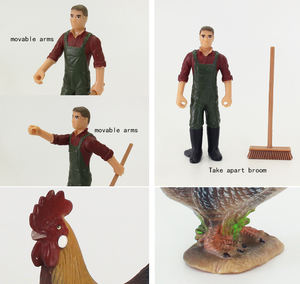 Enfants chien coq d'oie figure <span class=keywords><strong>fram</strong></span> jouer ensemble jouet en plastique animal - Product Image 5