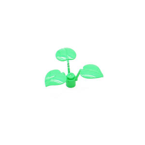 0.1kg 6255 quadrifoglio foglia di pesca fiori e piante parti mattoni building block - Product Image 3