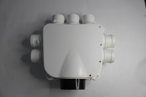 Caja de Distribución de Aire ABS de 110/150 mm para Sistema HVAC, Ventilación de Acero Inoxidable para Diversas Aplicaciones - Product Image 5