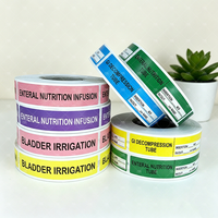 Étiquettes médicales personnalisées, autocollants de classification des cathéters, marquage des tubes de drainage, logo, code-barres, PVC, vinyle, résistant à la chaleur, imperméable