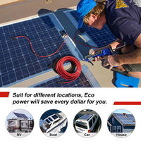 Cableado Solar Personalizado de 12AWG 4mm2 con Aislamiento XLPE y Conectores Solares para Panel Solar de Computadora Industrial