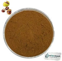 Extrait de marron d'Inde en poudre 20% Escin HPLC Saponine naturelle Ingrédient de complément alimentaire Vente en gros en vrac