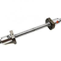Factory Direct Rolled Thread Ball Screw with Bearing Chrome Steel Left/Right Thread C5/C7 SFU1605/2005/2510 Flange Nut