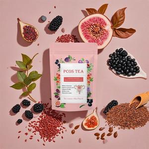 100% di semi di lino a base di erbe biologiche e grembo di fichi nutriente per la salute femminile scatola lavorata appena cruda confezionata senza additivi - Product Image 4