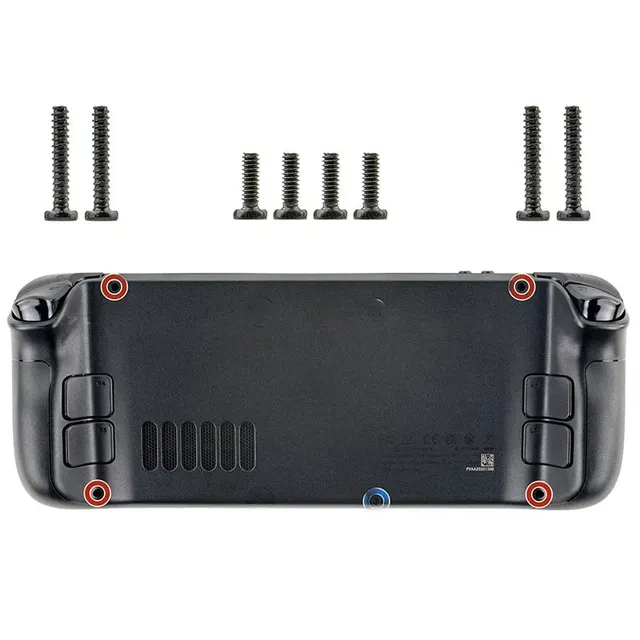 Screws Set for Steam Deck Gamepad Back Shell Fix Screw Kit Replacement Repair Accessories Game Console Rear Cover Screws
