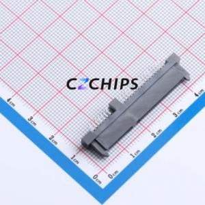 SATA-013-F22S1BY-A Hard Drive Connector (SAS/SATA/M.2) SMD Connector - Product Image 1