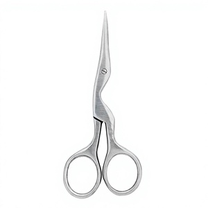 Pédicure professionnelle toilettage manucure fantaisie ciseaux à ongles ciseaux à cuticules droite en acier inoxydable lame ciseaux à sourcils - Product Image 1