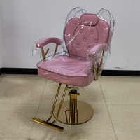 Fauteuil de Barbier Moderne Kisen pour Hommes et Femmes, Chaise de Coiffure Inclinable et Réglable, Mobilier de Salon Personnalisé