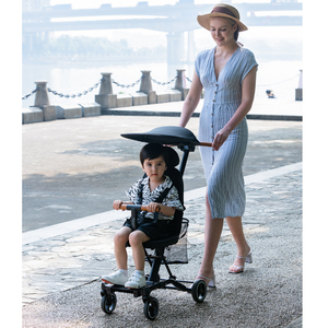 <span class=keywords><strong>Poussette</strong></span> bébé Abon BS1698 pliable 4-en-1 convertible, légère et idéale pour les voyages, avec cadre en alliage d'aluminium et design <span class=keywords><strong>Rider</strong></span> en tissu - Product Image 6