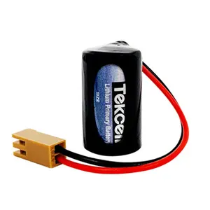 חם למכור Tekcell ליתיום סוללה פנס סוללות 1200mah SBAA02 3V נטענת ללא סוללה