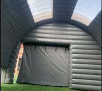 Tente Tunnel Gonflable Personnalisée Abri Publicitaire pour Fêtes, Camping, Événements et Sports de Plein Air