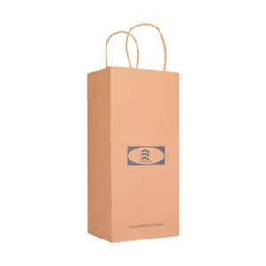 Manufacturer Wholesale Custom Logo Luxury Corrugated Paper Bag With Handles Recycled Free Sample For Gift