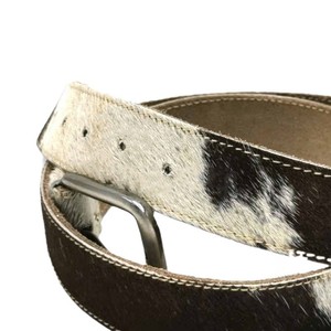 Mode Vintage léopard en gros femmes peau de vache poney cheveux hommes décontracté taille fourrure ceinture avec <span class=keywords><strong>boucle</strong></span> <span class=keywords><strong>ardillon</strong></span> - Product Image 5