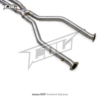 Silencieux Catback BSK pour Lexus RC F/ 5.0L 2015-2021 Active Sound X Mid Pipe Système d'échappement à soupape en acier inoxydable avec contrôle