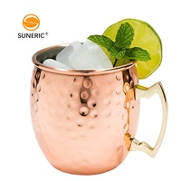 Marteau de Bar pour enfants, 1 pièce, Mule de moscou, avec poignées en cuivre, tasse en acier inoxydable, pour Cocktail