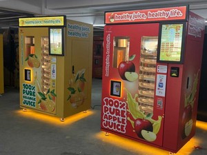 Distributeur automatique de jus d'orange frais pressé, paiement par pièces, carte de <span class=keywords><strong>crédit</strong></span> et NFC, service <span class=keywords><strong>24h</strong></span>/24 en libre-service - Product Image 5