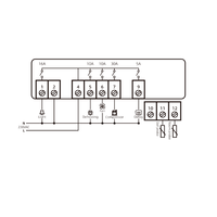 Thermostat de contrôle de température OEM/ODM OM-70 pour réfrigérateur et armoire à rideau d'air, plage de -50 à 99 °C, 110/220 V CA