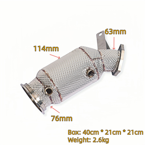 Tubo de Escape Aislado de Alto Rendimiento SS304 para Porsche Macan 2.0T EA888 <span class=keywords><strong>2022</strong></span>+, Tubo de Escape Personalizado de Alto Flujo, Ajuste OEM 1:1 - Product Image 6
