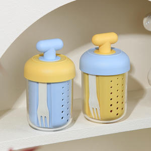 SEALLOCK - Vaso Portátil 3 en 1 para Desayuno, Popular para Avena Nocturna y Yogur, Apto para Microondas, con Tapa y Cuchara, para Llevar, para Mezclar Cereales - Product Image 5