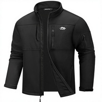 Veste bomber légère pour homme WULFUL, fermeture éclair, doublure en polaire, imperméable, streetwear, extérieur