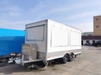 Remorque de restauration rapide multi-services SL-6Z en acier inoxydable et aluminium pour glaces, hot-dogs et snacks