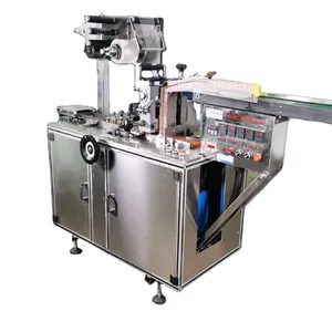 JD-260 automatic overwrapping machine cellophane wrapping packing cosmetic BOPP 3D packaging machine condom packing machine