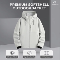Veste d'extérieur en nylon premium, imperméable 5000 mm, légère 440 g, logo personnalisé, sourcing unique, coupe-vent de sport, alpinisme