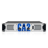 CA Professionnel Amplificateur Bicanal Haute Puissance 2000W avec Boîtier Métallique pour Scène, Mariage, KTV, et Chant