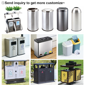 Bán Buôn Ngoài Trời Đường Phố Nhựa Thùng Rác Có Thể Chân Bàn Đạp Y Tế Phân Loại Thùng Rác Rác Rác Có Thể Chất Thải Bin Với Nắp - Product Image 4