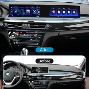 Navigatore GPS Radio CarPlay Android con Doppio Schermo Tattile Interattivo DSP per Cruscotto TV MP3 <span class=keywords><strong>BMW</strong></span> X5 <span class=keywords><strong>X6</strong></span> F15 <span class=keywords><strong>F16</strong></span> 2014-2017 - Product Image 2