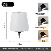 Nouvelles lampes de table rechargeables pour bouteilles de vin, 3 couleurs, pour mariages, fêtes, bars, restaurants, lampes sans fil pour bouteilles