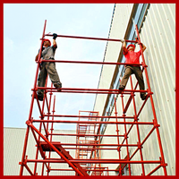Échafaudage Kwikstage avec système d'échelle d'accès interne, échafaudage K-Stage galvanisé pour la construction en Australie et en Afrique du Sud