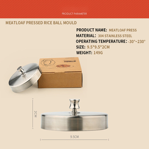 Bricolage outil <span class=keywords><strong>de</strong></span> cuisine 304 acier inoxydable boule <span class=keywords><strong>de</strong></span> riz <span class=keywords><strong>Sandwich</strong></span> Omelette moule & Burger Patty Maker toutes saisons manuel Hamburger presse - Product Image 5