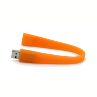 SJ-001 gelang karet harga rendah usb flash drive 8gb bahan karet dengan cetak LOGO