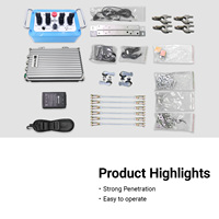 Control Remoto Universal Premium BD-002 de 4 Canales, 12V/24V, IP65, Automático, para Grúa, con Batería Recargable de Largo Alcance