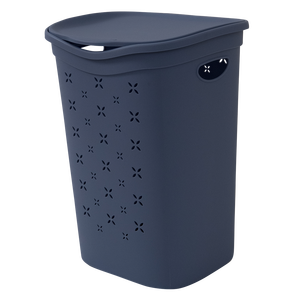 Organizador de Ropa Belli E Forti PP, 370x395x535mm, Azul, con Tapa y Orificios de Ventilación, Diseño Minimalista para Almacenamiento en Armario - Product Image 1