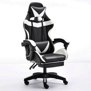 Custom Cheap Height Adjustable Racing Sillas Gamer <b>Computer</b> Game Chair Pu Leather Gaming Chair with Footrest - Product Image 6