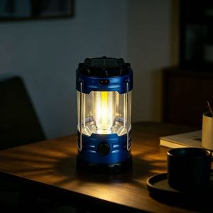 Linterna de Camping COB 2 en 1 Recargable con Energía Solar, con Asa, Luz LED Ultrabrillante de 3 Modos, para Uso en Interiores y Exteriores - Product Image 2